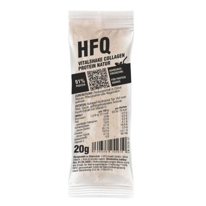 HFQ Vitalshake Collagen Protein Pulver Portion