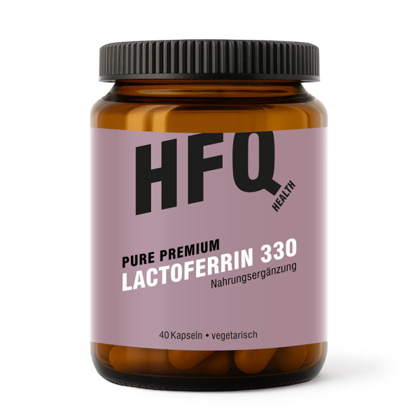 HFQ-Health_Pure-Premium_Lactoferrin330_40Kapseln HFQ Health 330mg Pure Premium Lactoferrin Kapseln