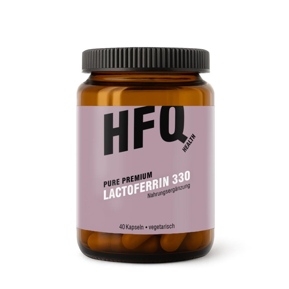 HFQ Health 330mg Pure Premium Lactoferrin Kapseln