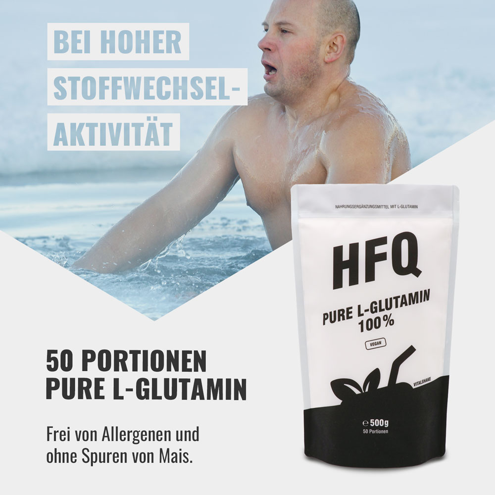 HFQ Vitalshake Pure L-Glutamin für das Immunsystem