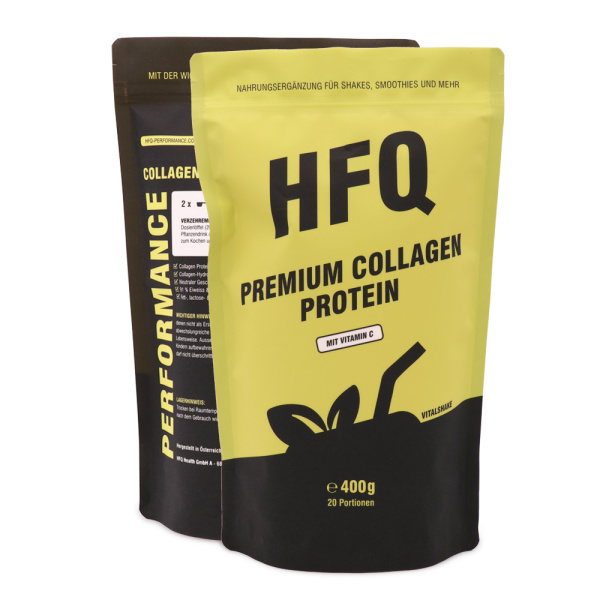 HFQ Vitalshake Premium Collagen Protein Beutel