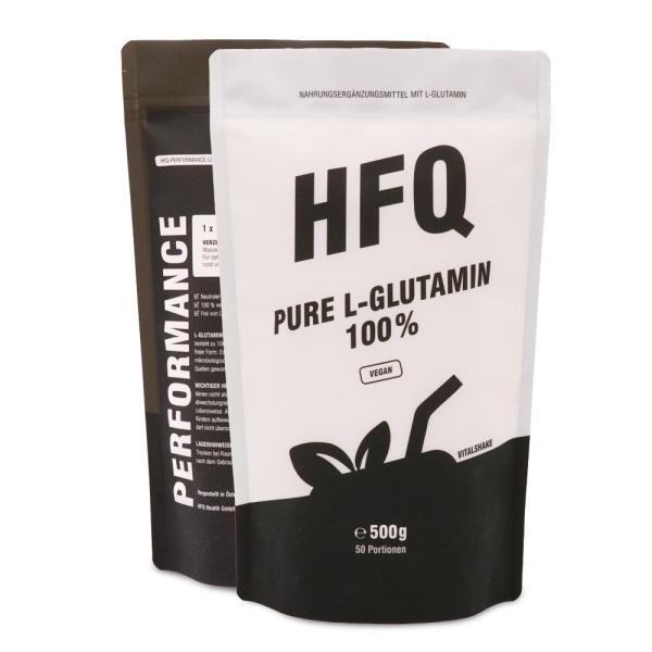 HFQ Vitalshake Pure L-Glutamin Pulver Beutel