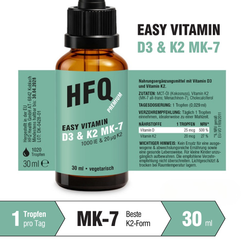 HFQ Vitamin D3 & K2 MK7