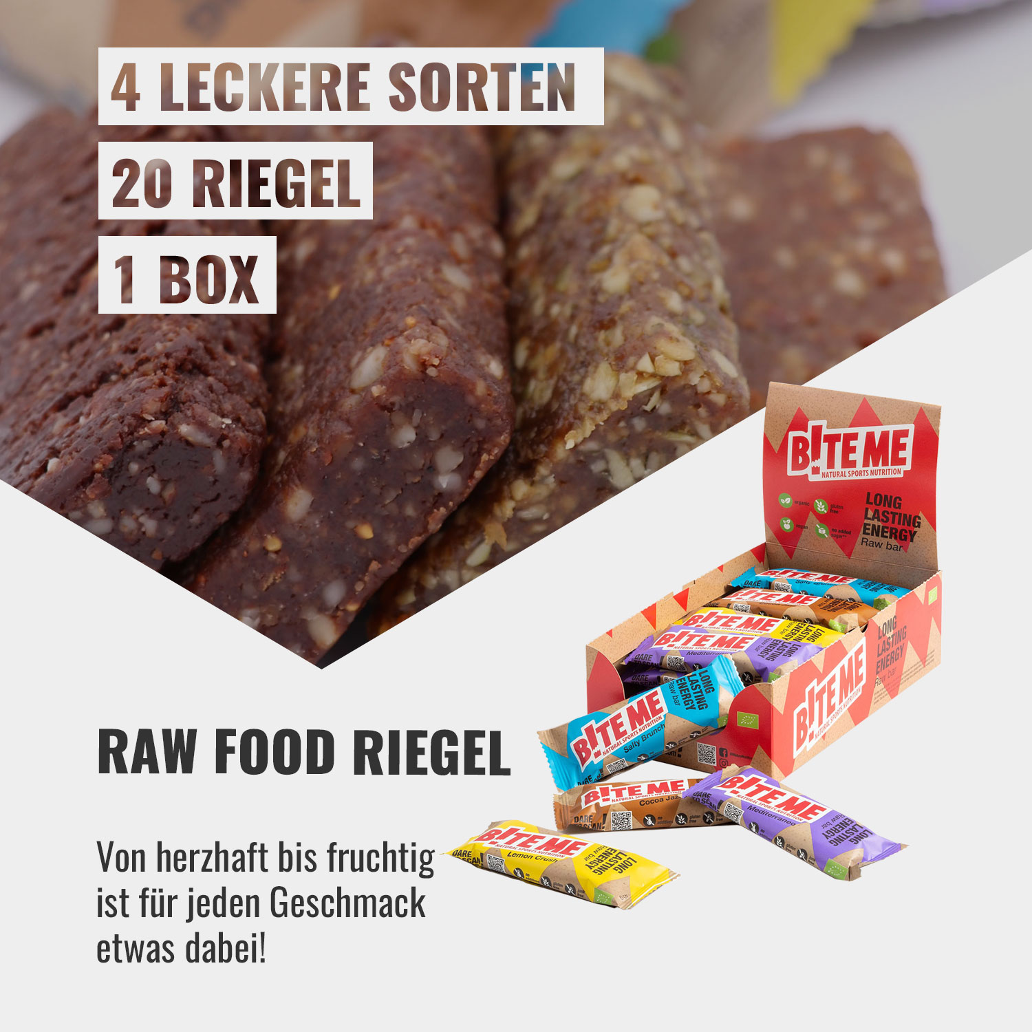 Bite Me Raw Food Energie Riegel