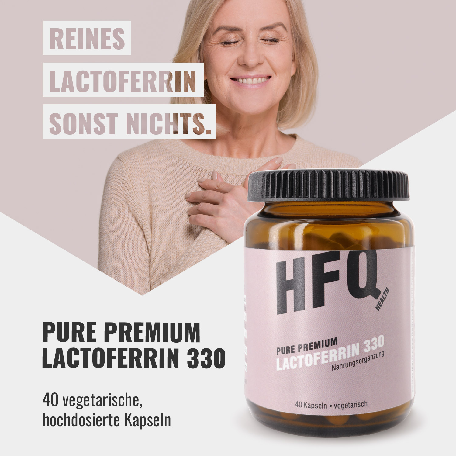 HFQ Lactoferrin 330 Kapseln