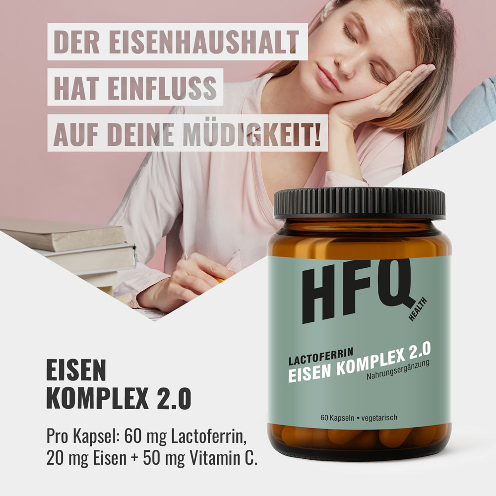 Eisen und Müdigkeit