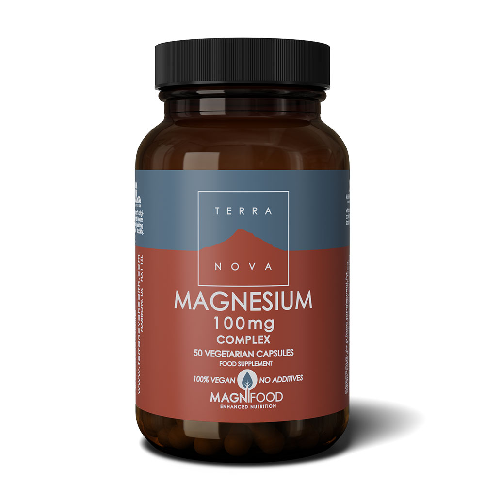 Terranova Magnesium Bisglycinat 100mg Komplex 50 Kapseln