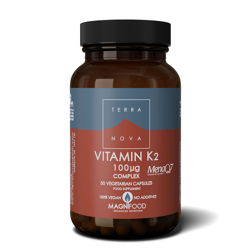 Terranova Vitamin K2 MK-7 100μg Komplex 50 Kapseln