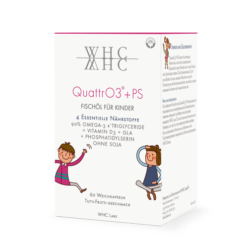 WHC QuattrO3+PS – Omega-3 Fischölkomplex für Kinder