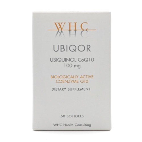 WHC Ubiqor CoEnzym Q10 Ubiquinol 100mg, 60 Softgelkapseln