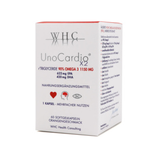WHC UnoCardio X2 Omega-3 Kapseln hochdosiert